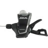 Шифтер SHIMANO SLX, M7000, левый, 2/3 скоростей. Трос с оплеткой ISLM7000LBP2